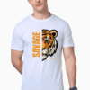 Unisex Supima T-Shirt – Savage Tiger Illustration | Brooklyn Style