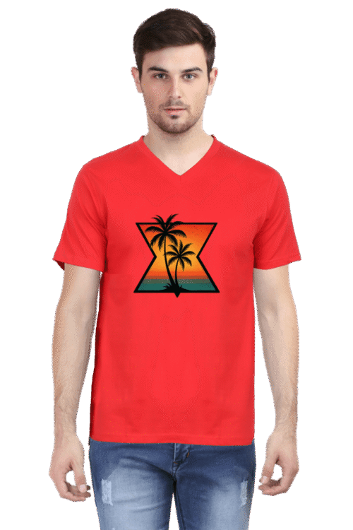 Tropical Sunset Palm Tree Aesthetic