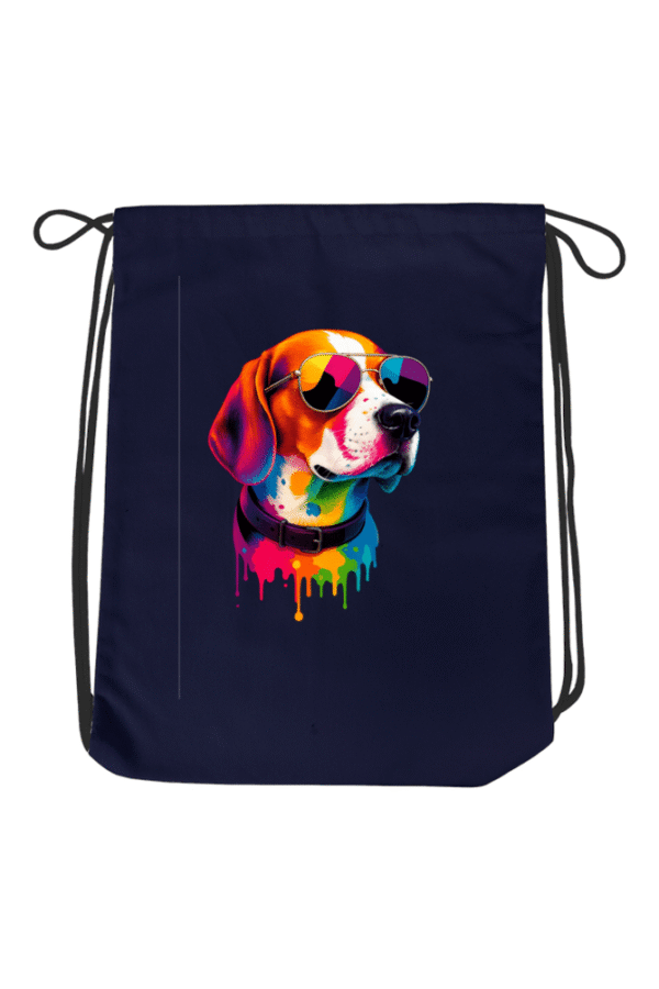 Cool Beagle Dog Print Drawstring Bag – Stylish Unisex Gym & Travel Backpack