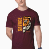 Unisex Supima T-Shirt – Savage Tiger Illustration | Brooklyn Style
