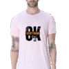 Men's Classic Crew Neck T-Shirt – "Everything Will Be OK" Design by Ritik Rai