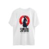 Samurai Kung Fu Oversized Cotton T-Shirt | Street Style Unisex Tee