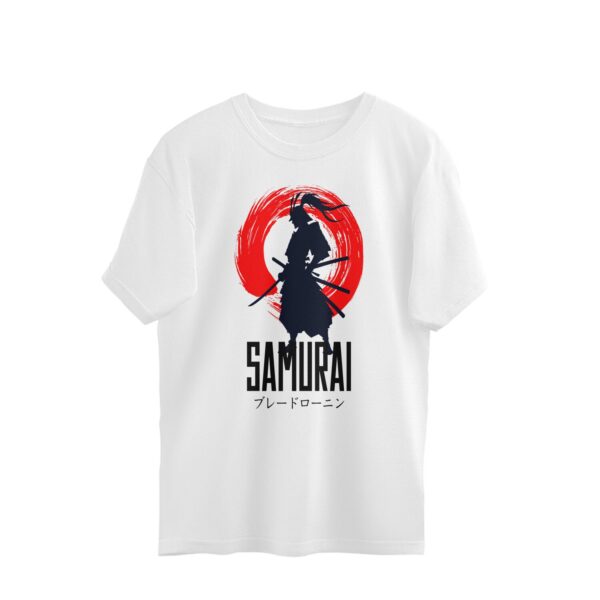 Samurai Kung Fu Oversized Cotton T-Shirt | Street Style Unisex Tee